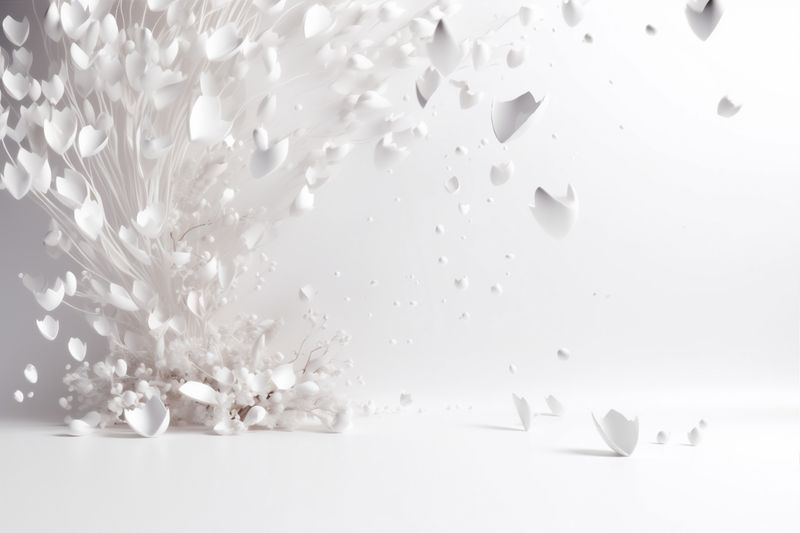 nature blossom white plant flower background spring beautiful floral celebration wedding. Generative AI.