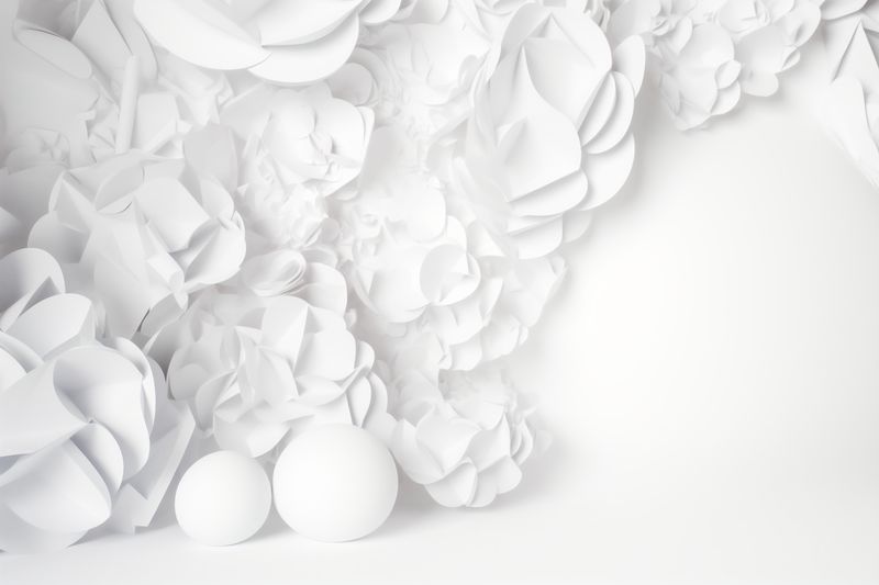 flower fresh spring beautiful nature celebration background wedding blossom white floral. Generative AI.