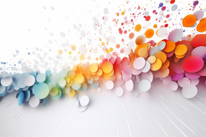 space flower celebration background spring wedding beautiful blossom floral nature white. Generative AI.