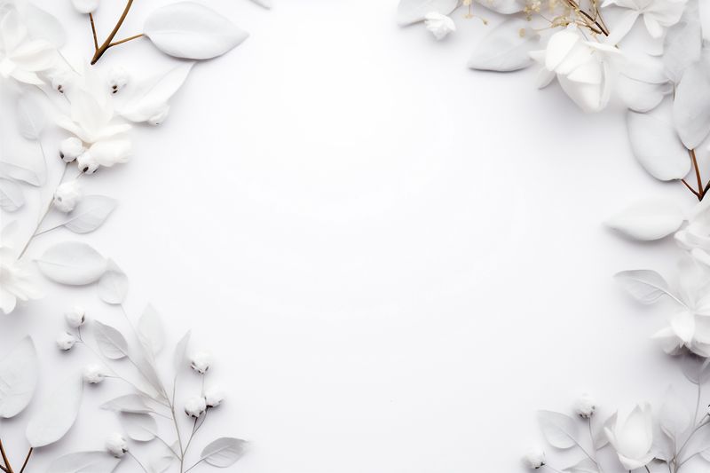 white celebration wedding floral blossom beautiful background nature flower spring romantic. Generative AI.