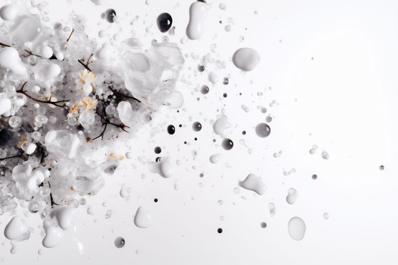 floral design celebration nature beautiful flower background wedding white blossom spring. Generative AI.