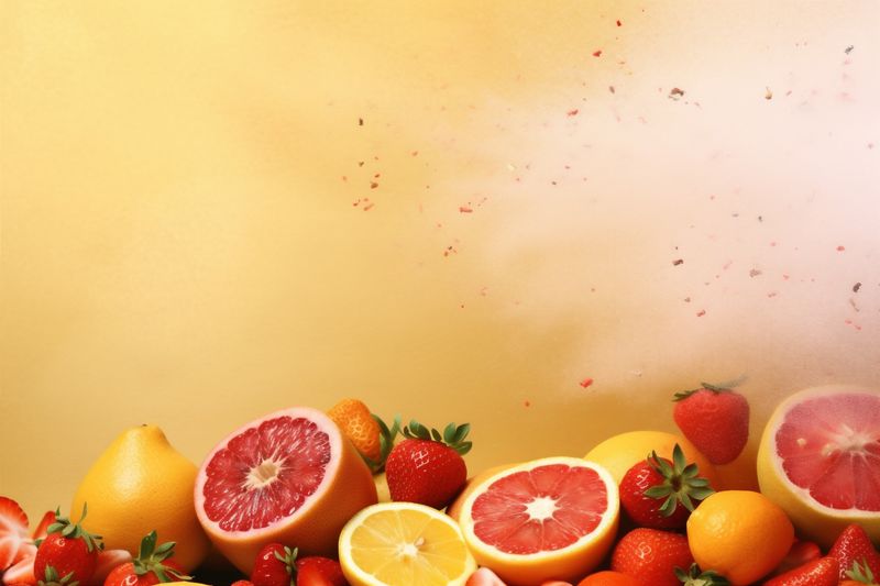 apple grape hookah fruit background vegetable juice food orange smoke ice. Generative AI.