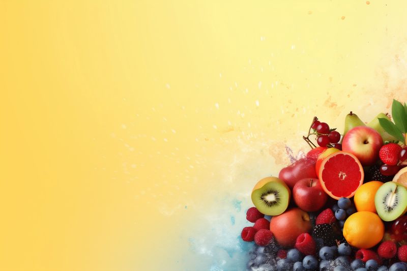 food hookah apple grape ice smoke white background orange juice fruit. Generative AI.