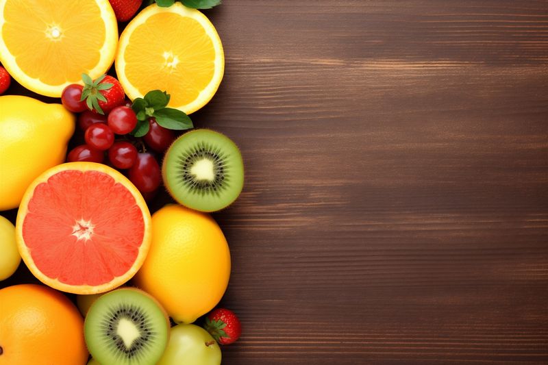 background food juice ice apple hookah grape orange smoke vegetarian fruit. Generative AI.