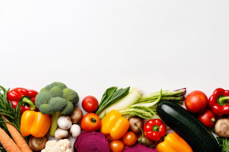 isolated grape white healthy food green background vegetarian tomato vegetable fruit. Generative AI.