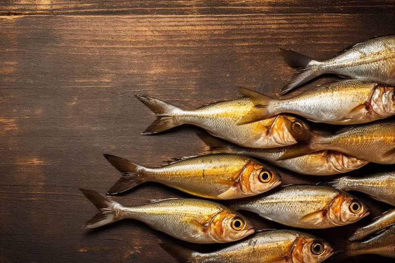 meal seafood fresh background fish raw food healthy smoked dinner ocean. Generative AI.