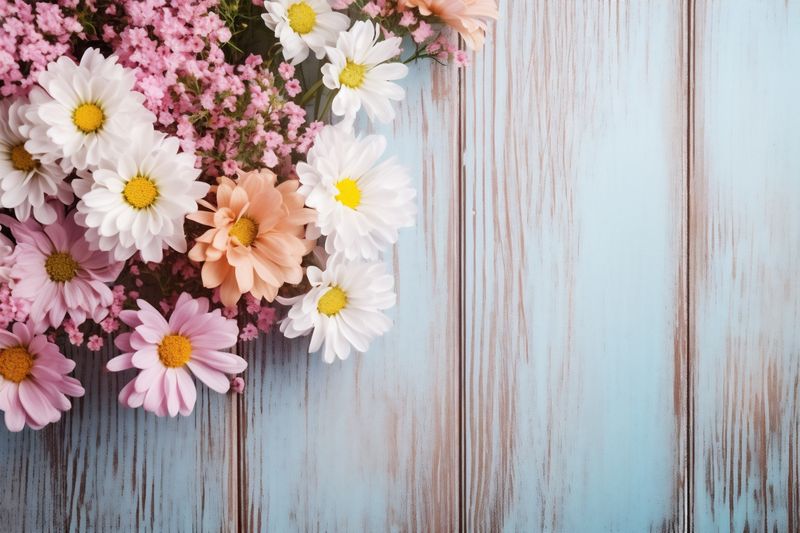 background poster blossom flower valentine pink wedding floral bouquet leaf nature. Generative AI.