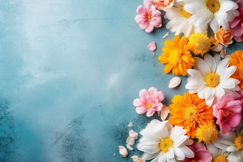 botanical nature background valentine blossom bouquet pink flower leaf wedding floral. Generative AI.