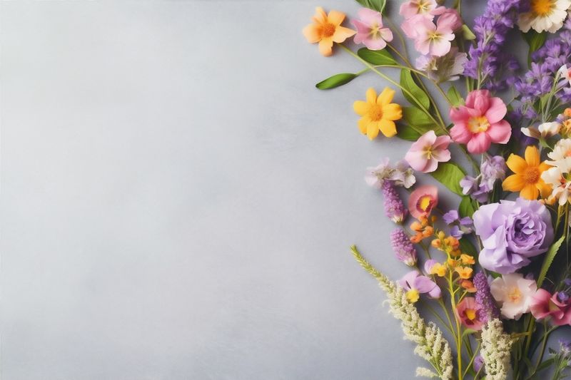 floral flower background pink leaf nature wedding bouquet wallpaper blossom valentine. Generative AI.