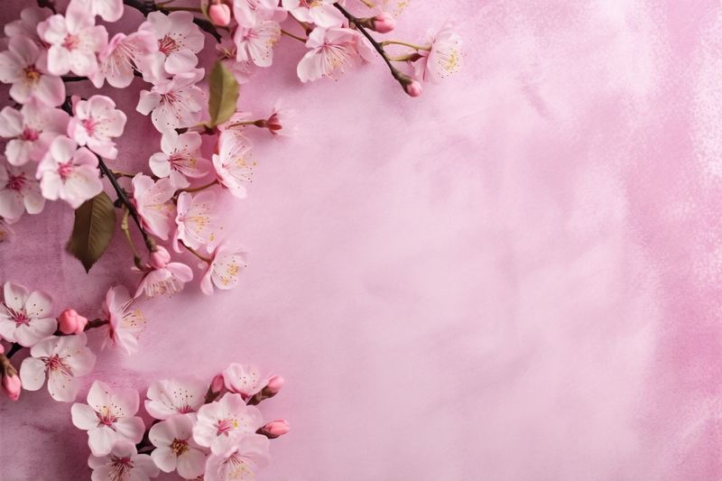 background valentine floral flower blossom bloom pink leaf nature bouquet wedding. Generative AI.