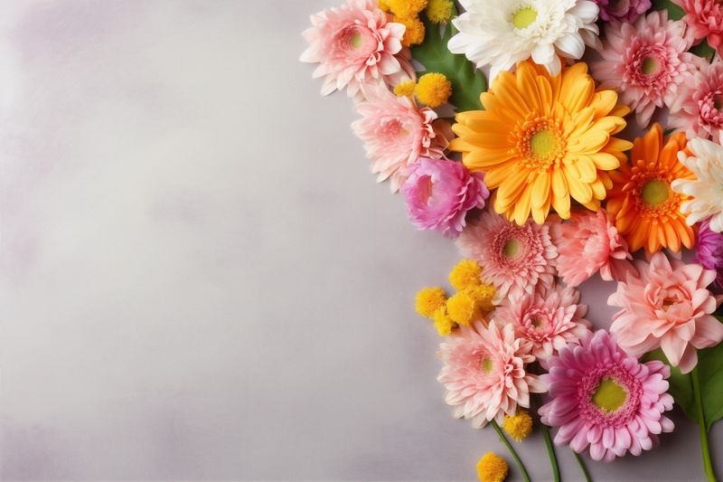 pink nature wedding leaf bouquet summer background floral valentine blossom flower. Generative AI.