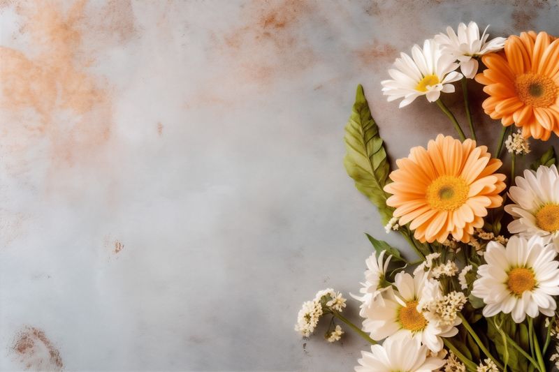 background decoration bouquet flower floral leaf wedding nature blossom pink valentine. Generative AI.