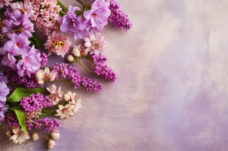 background leaf wedding blossom pink romance nature valentine floral flower bouquet. Generative AI.