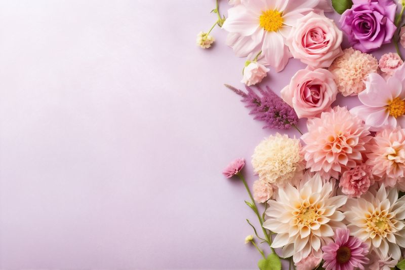 wedding floral love background valentine leaf bouquet nature pink blossom flower. Generative AI.