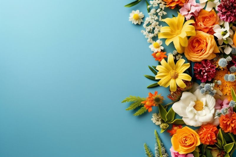 floral leaf nature design bouquet wedding valentine flower pink blossom background. Generative AI.