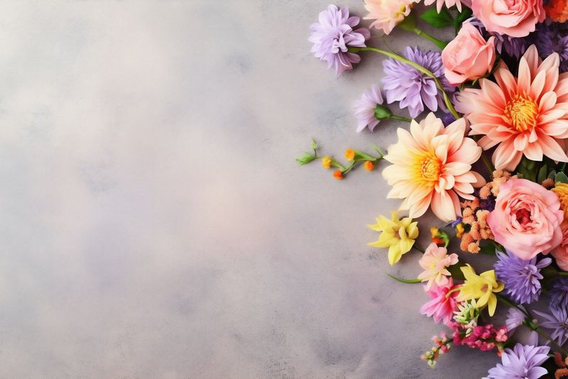 leaf flower design pink blossom background nature valentine bouquet floral wedding. Generative AI.