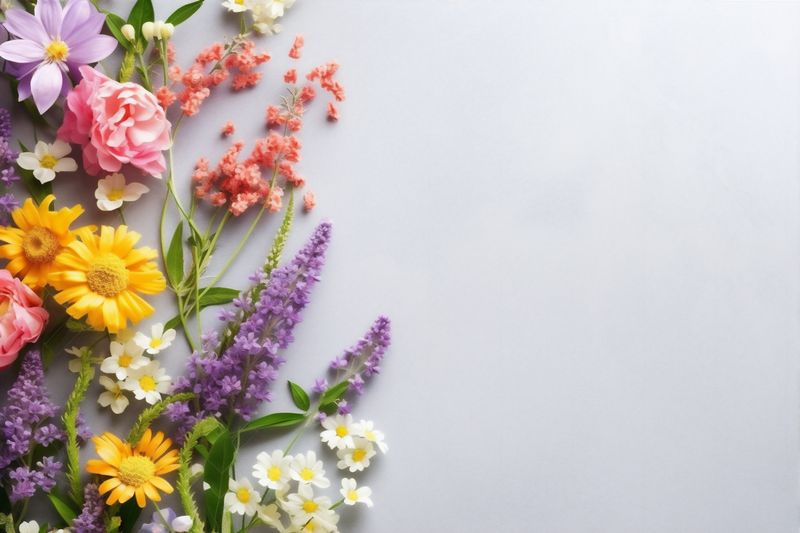 flower valentine pink space for wedding bouquet blossom leaf background floral text nature. Generative AI.