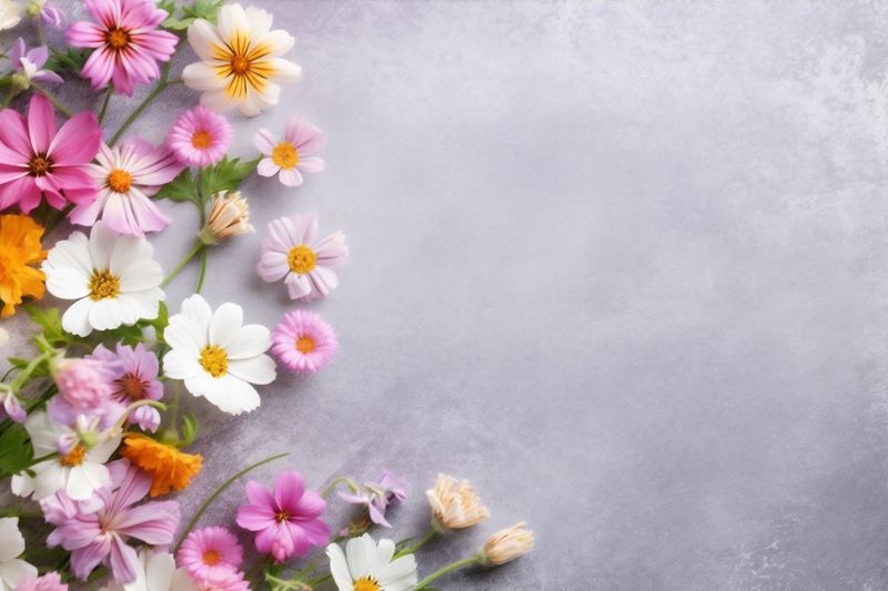 space bouquet flower text blossom wedding floral nature for leaf pink valentine background. Generative AI.