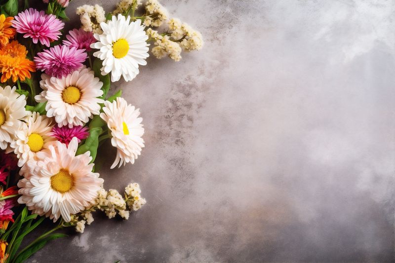 wedding bouquet flower floral leaf pink summer valentine background nature blossom. Generative AI.