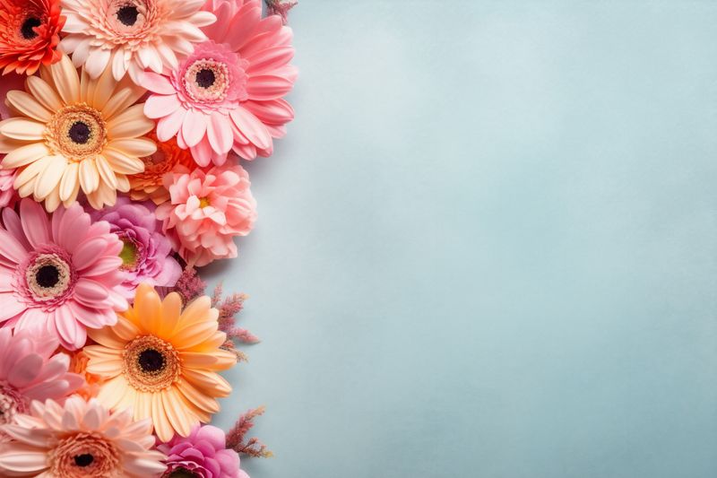 nature valentine blossom leaf background bouquet pastel wedding flower pink floral. Generative AI.