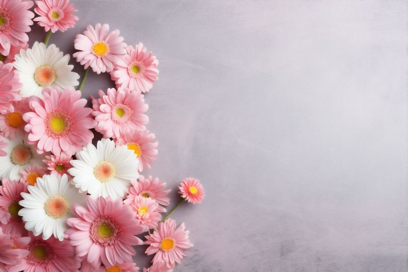 pink flower background bouquet wedding flora valentine blossom leaf floral nature. Generative AI.