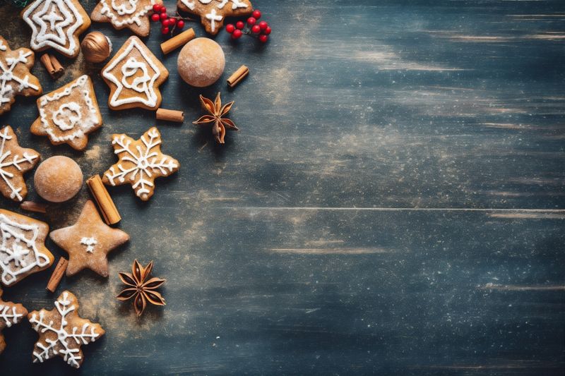 new christmas gold card holiday tree christmas silver background decoration year snowflakes. Generative AI.