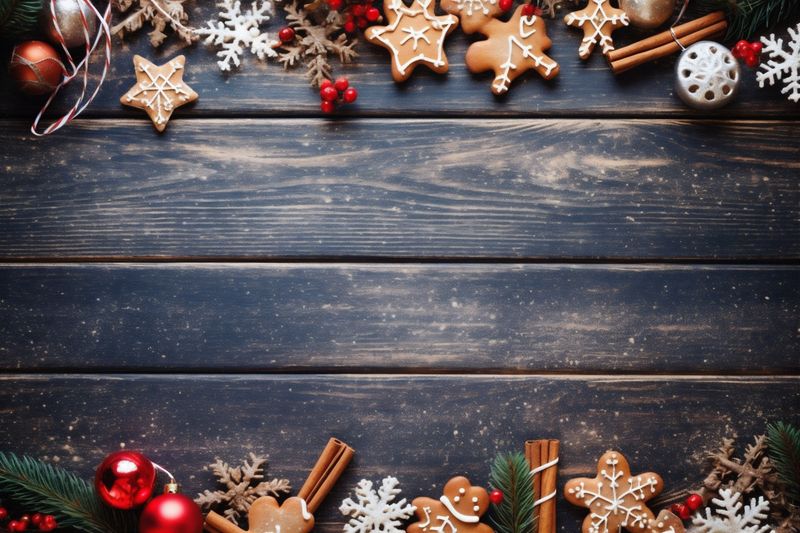 new background snowflakes tree christmas year gold decoration christmas year holiday card new. Generative AI.