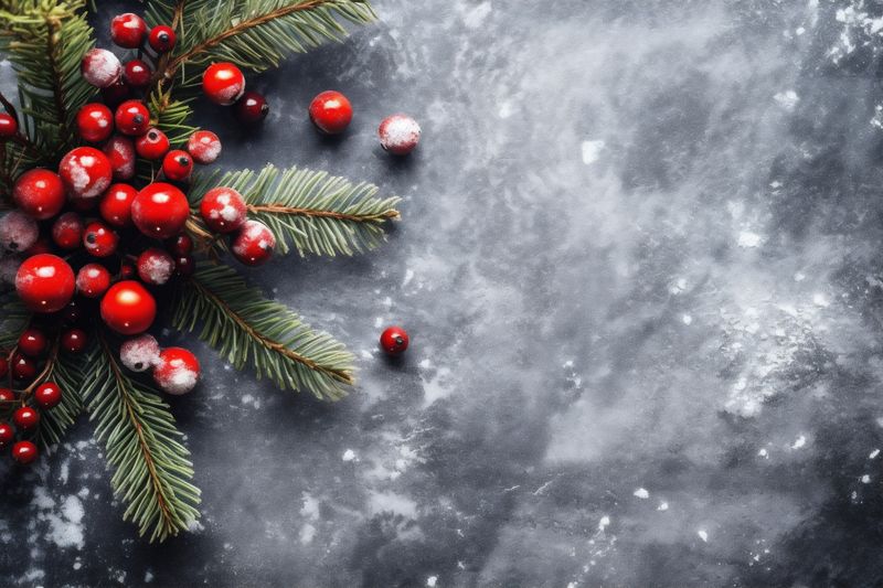 card snowflakes christmas new gold year christmas background festive holiday decoration tree. Generative AI.