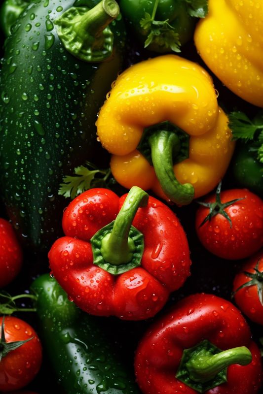 fresh green water cooking close-up healthy vegetarian organic vegetable drop background food. Generative AI.