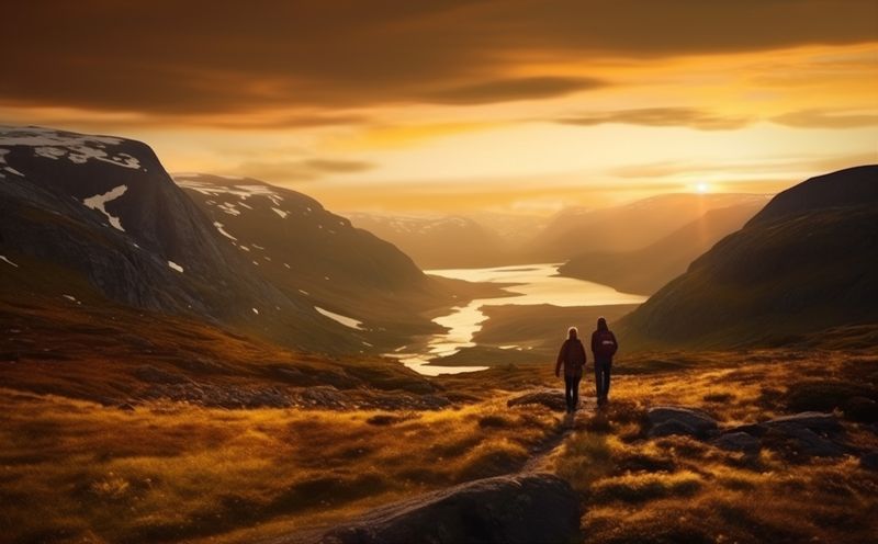 travel man person group lifestyle hiking walking nature tourist trekking mountain. Generative AI.