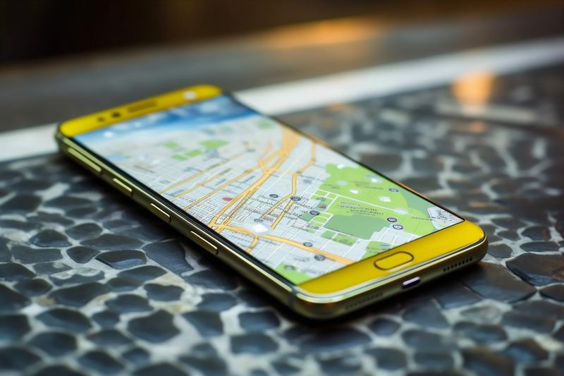 map position location direction gps phone navigation point travel mobile. Generative AI.