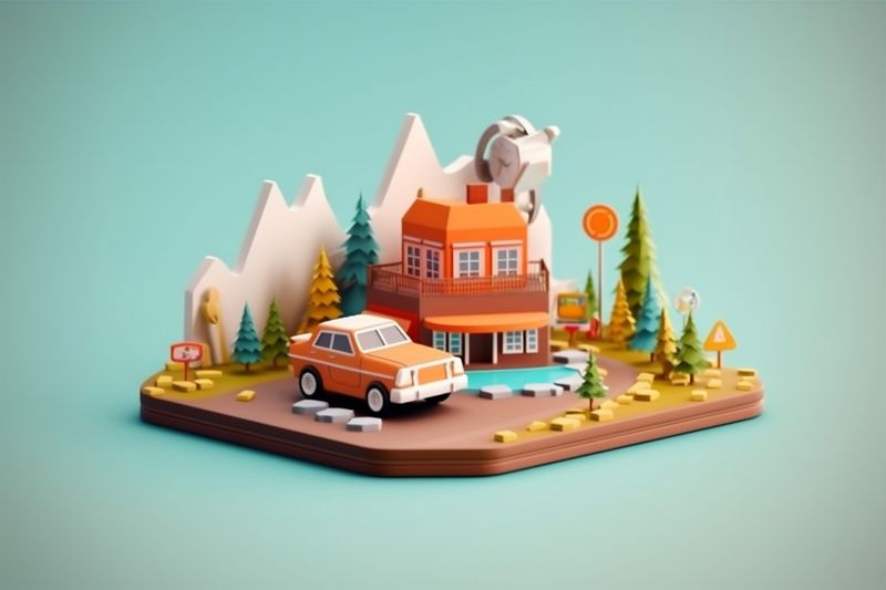 gps map direction phone mobile navigation position location point travel. Generative AI.