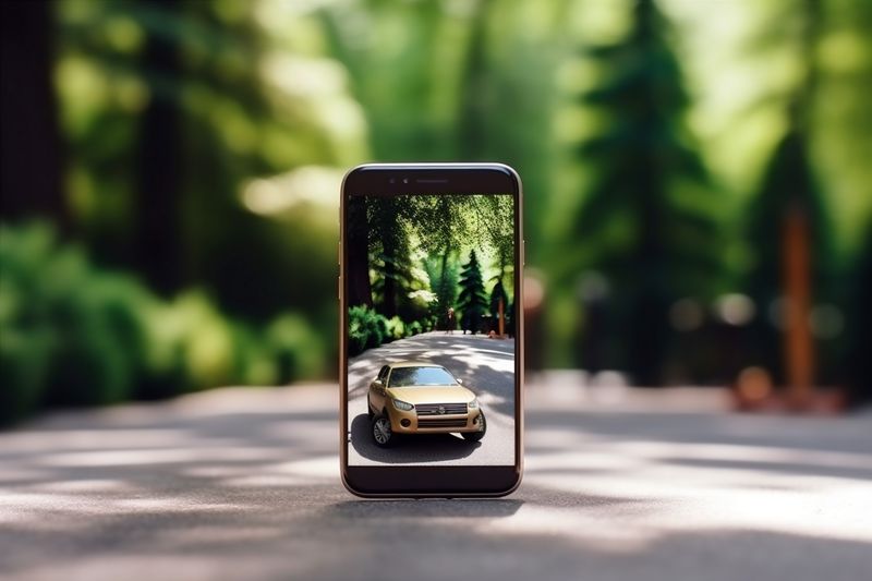 map mobile navigation location gps travel position phone point direction. Generative AI.