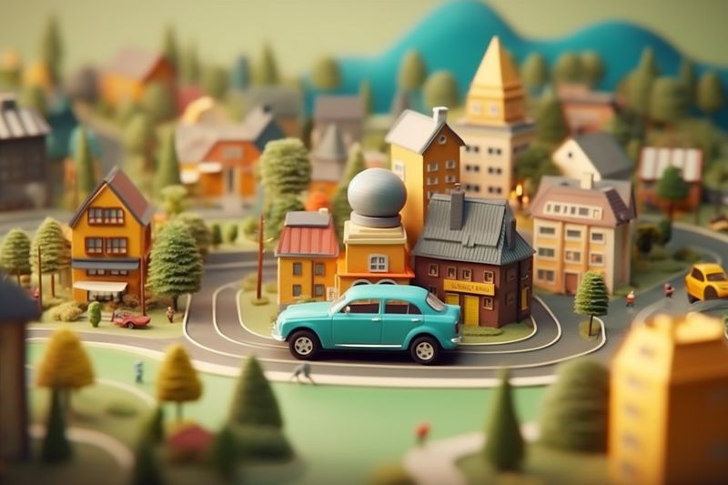 direction position location travel mobile phone gps map navigation point. Generative AI.