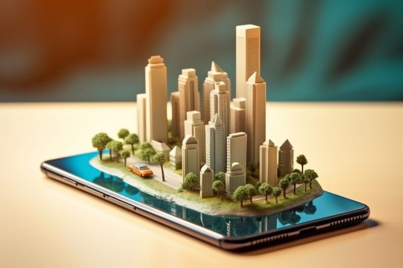 gps point map mobile navigation phone position direction travel location. Generative AI.