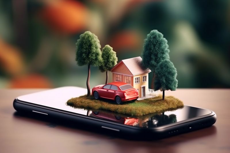 gps phone travel location direction mobile position map point navigation. Generative AI.