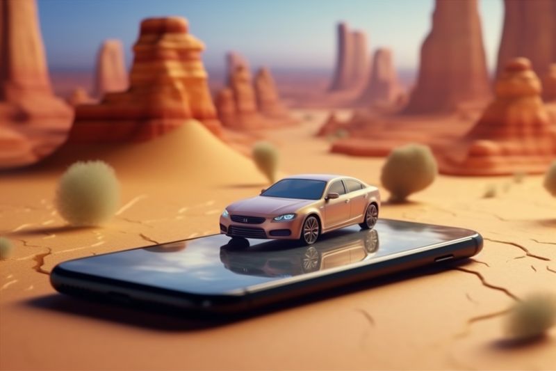 point travel direction gps mobile phone position map location navigation. Generative AI.