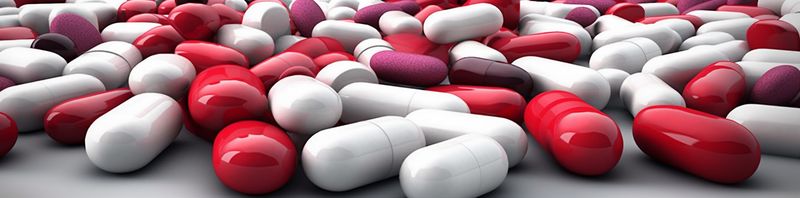 narcotic drug tablet background health medicine vitamin pill medical pharmacy capsule. Generative AI.