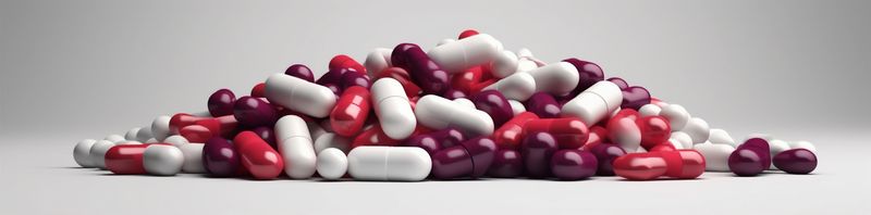 science pharmacy drug medical vitamin pill health background medicine capsule tablet. Generative AI.