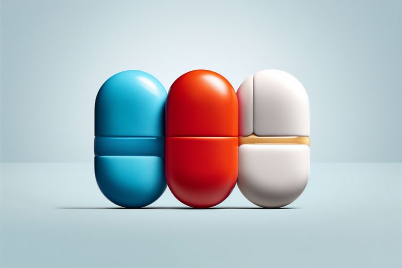 medical vitamin capsule health narcotic medicine pill background tablet pharmacy drug. Generative AI.