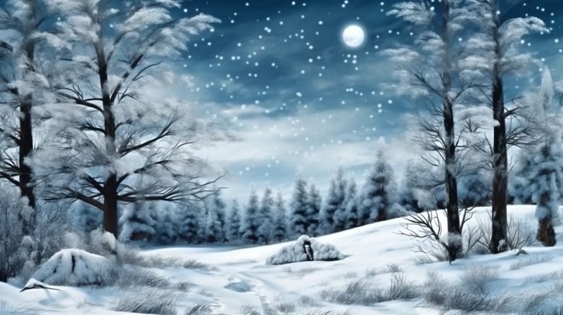 christmas holiday winter snow white year new background fir sky tree season. Generative AI.