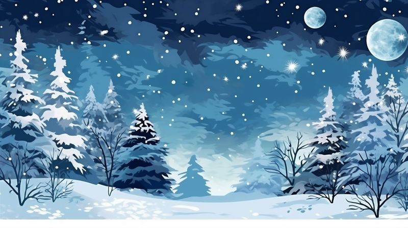 sky fir christmas snow holiday white winter background new year tree pattern. Generative AI.
