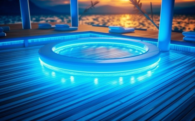 water luxury summer holiday night light vacation resort pool large. Generative AI.