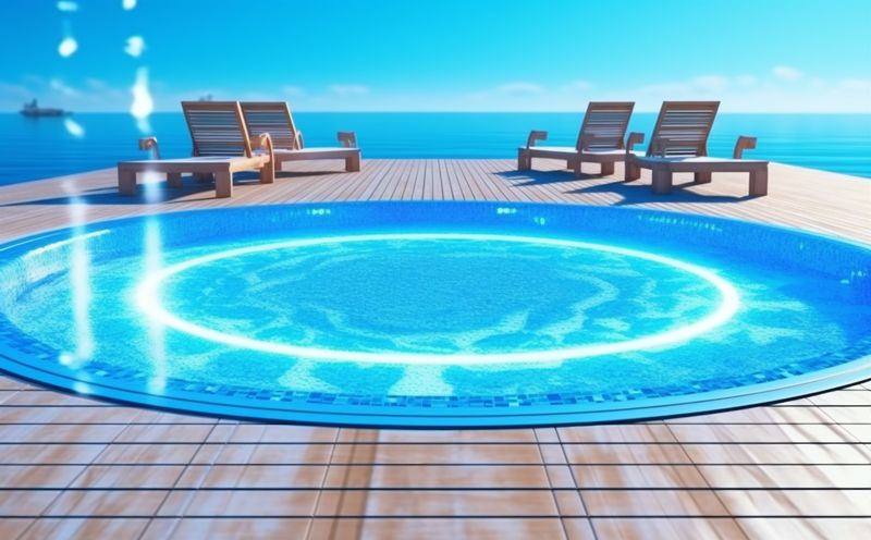 vacation summer large holiday water light resort luxury pool night. Generative AI.