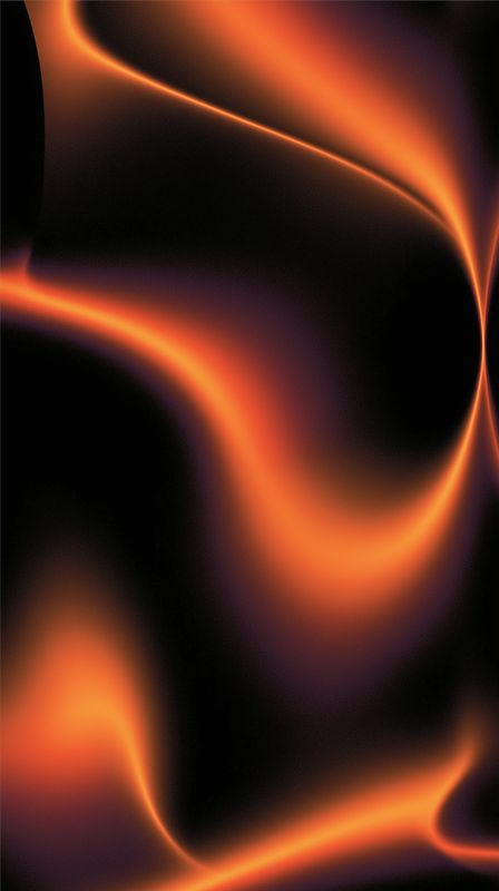 Abstract flowing orange silk texture with soft gradients and glowing highlights, creating a luxurious elegant fabric illusion with dynamic movement, depth and warm atmosphere.